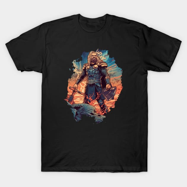 THOR BATTLE OF GODS T-Shirt by Pixy Official